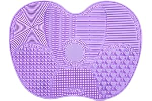 ‎KUKA Silikon-Schminkpinsel-Reinigungsmatte (Purple)