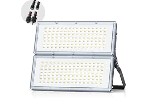 TOPAUBUB Faretto LED da Esterno 200W 20000LM - Faro LED Esterno 1 Pezzi,6500K Bianca Fredda Fari LED da Esterno, IP66 Faretto LED Esterno Faretti a LED da Esterno per Giardino, Patio
