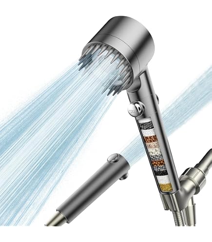 Gemmove Handheld Multi Ionizer Showerhead – Premium Ion Water Anti