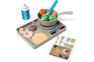 Melissa & Doug - Water Wow! Set de Juego de Cocina: Juego de Comida de Juguete Que Cambia de Color, 19 Piezas - 6074892 - Manualidades Niños - Regalo Niño 3 años + - Accesorios Cocinita Infantil