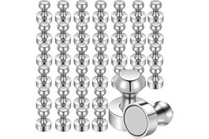 Aenienoe 38 sztuk małych, mocnych magnesów neodymowych, uchwyt na tablicę suchościeralną, lodówkę, z uchwytem, zdjęcia, do szkoły