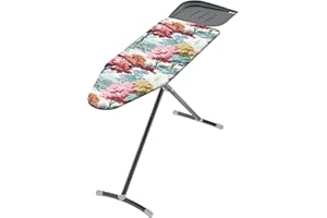 COLOMBO Asse da Stiro PERFORMANCE 120x44 cm con Portacaldaia 10 kg, Pieghevole, Altezza 6 Posizioni fino a 95 cm, Gambe Monotubo Stabili, Fodera XL Cotone Biologico, Solido e Sicuro – Made in Italy