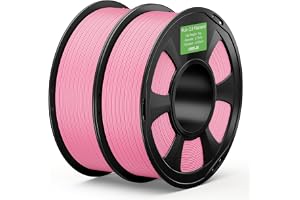 DEEPLEE PLA+ 2.0 Filamento 1.75 mm, Pack 2 x 1 kg, Rosa | Resistencia al impacto, baja deformación, excelente adhesión entre capas, enrollado preciso y baja obstrucción