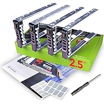 Vassoio Caddy HDD 3.5" Per Server Dell PowerEdge | Con Adattatore 2.5" | Supporto NVMe SSD SAS SATA