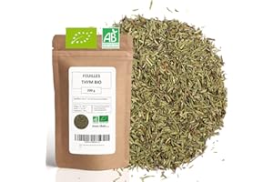 MES THÉS Thym bio - 200g - Pour Infusion, Tisane ou epice culinaire - 100% agriculture biologique - Origine France - Mes-thés