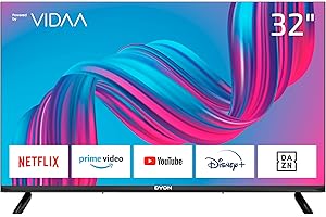 DYON Movie Smart 32 VX, 80 cm (32 inch) TV (HD Smart TV, HD Triple Tuner (DVB-C/-S2/-T2), App Store, Prime Video, Netflix, Yo