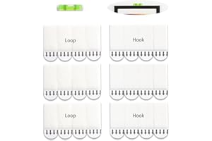 STARTOPFIELD 48-Pairs(96 Strips) Small Picture Hanging Strips Heavy Duty,Hook and Loop Tape, Decorate Damage-Free Perfect for Wall Art Hanging Frames, Posters