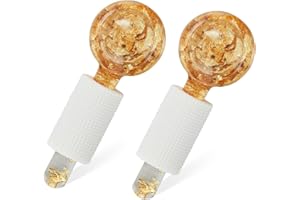 ‎LAZZYBEAUTY Ice Globes für das Gesicht, Ice Globes 2 Stück, Gesichtsgloben Kühlgloben, Gesichtsmassager für tägliche Schönheit, strafft die Haut, reduziert Schwellungen und Falten, Gold
