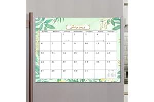 SESAMELESS 2025/26 Magnetic Calendar for Fridge, 18 Month From July 2025 To December 2026, Tear off Family Organiser Refrigerator Magnetic Calendar UK Planner (8 x 10 inch)