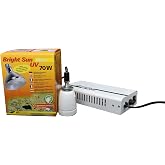 Lucky Reptile Bright Sun UV Desert Light Complete Set Metal Halide Lamp Including a Matching Socket and Control Gear