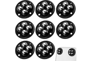TAXIFANW Ruote per Mobili Autoadesive，8 Pcs Ruote per mobili con rotazione a 360° Adesive mini ruota universale autoadesiva，per Piccoli Mobili Scatola