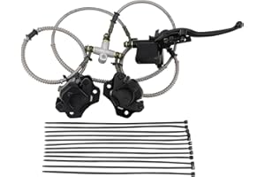 GOOFIT Front Disc Brake Master Cylinder Hydraulic Caliper Assembly Replacement For Chinese 110cc 125cc 150cc 200cc 250cc Atv 4 Wheeler Doom Buggy Quad Bikes