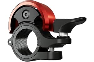 Greallthy Timbre de Bicicleta, Mini Timbre de Aluminio Aleación Super Fuerte, Actualización 2025 para MTB Bicicleta de Carrera Ebike Mountain Bike, Manillar 19-25.4 mm.