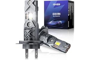 KOYOSO H7 LED 100W 22000LM Lampada 6500K 1:1 Mini Design, Lampadine Led H7 Plug and Play, Confezione da 2