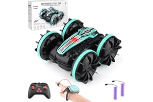 Pmgud Ferngesteuertes Auto Spielzeugauto Kinder Amphibisches Ferngesteuertes Gestensensor RC 4WD Auto für Kinder 6,7,8+ Jahre Geschenke
