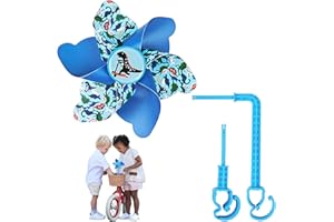Ellxen Girandola per Bicicletta per Bambini, Giocattolo colorato, Decorazione 3D, Accessorio per Bicicletta per Giocattoli per Bambini, Mulino a Vento per Bicicletta, girandola a Vento, Decorazione