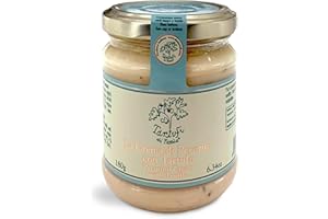 D.O.S. SPECIALITÀ AL TARTUFO SINCE 1940 DOS Tartufi - Crème de Pecorino et Truffes d'Été 180g | Production Artisanale | Pour Entrées et Plats | Produit Typique Italien