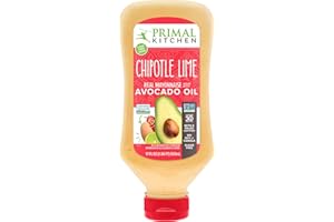 Primal Kitchen Squeeze Chipotle Mayonesa de lima hecha con aceite de aguacate, 17 onzas
