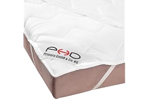 ‎PHD PRIMERA PHD Primera Matratzenschoner 90x200 cm (2er Set) - 60°C waschbar u. Allergiker-empfohlen für mehr Hygiene im Bett. Matratzenauflage für Matratze, Boxspringbett u. Topper für 90 x 200 Weiß