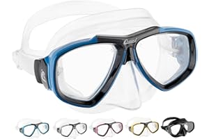 CRESSI Focus Mask - Máscara de Buceo de Talla Única Unisex, Compatible con un Posible Lentes Graduadas Opcional/Compra Separado