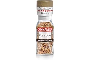 Cannamela, Linea Tappomacina, Coriandolo, Confezione da 15 g, Ideale per Zuppe, Legumi, Carne, Pesce e Piatti della Cucina Mediorientale
