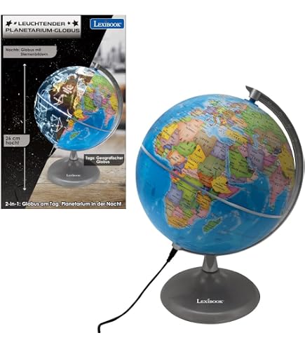 AUTHENTIC MODELS Kinder-Etui Mini Globus für Kinder Traveler's World Globe In Box