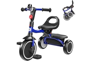 besrey Tricicli per bambini dai 24 mesi ai 5 anni, triciclo per bambini da 2 a 5 anni, triciclo per bambini, regalo e giocattoli per ragazzi e ragazze, tricicli per bambini