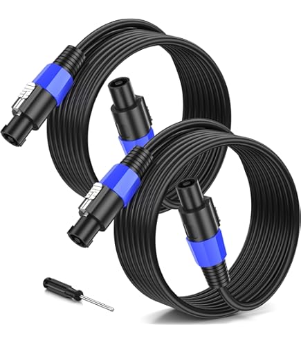 Cavi Altoparlante Speakon Pronomic 10m - Set 2 Pezzi, 4x2.5 Mm² Per Palco - Foto 13