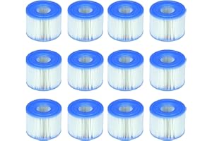 Intex Type S1 PureSpa 29001E Easy Set Pool Filter Cartridges - 12 Pack