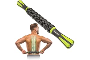 Supportiback Roller per il massaggio terapeutico del tessuto profondo - Allevia i muscoli doloranti, previene le lesioni, migliora la mobilità e la circolazione- Strumento terapeutico di automassaggio