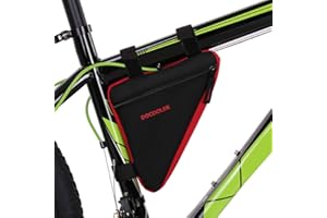 docooler Borsa Bicicletta Triangolo Tessuto di Oxford 18 * 18 * 4cm Borse da Sella per Bicicletta