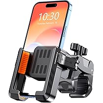 Support Téléphone Vélo/poussette 360° Rotatif - Verrouillage Sécurisé, Compatible Smartphones 4.7 à 6.8 Pouces