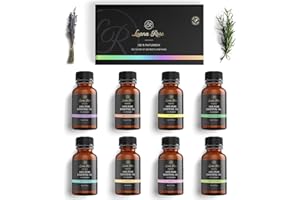 ‎LUANA ROSE Ätherische Öle (5ml) - Premium Duftöl für Diffuser & Wellness - 100% Natürlich & Reines Duftöl - Essential Oils für Aromatherapie & Wohlbefinden - Naturrein & Ideal als Set für Aromapflege