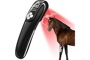 PUPCA Terapia Láser para Caballos, Tens Luz Roja Terapia Fisioterapia para Caballos Lesiones de Tendones y Ligamentos y Alivio del Dolor, Mejora del Rendimiento Deportivo