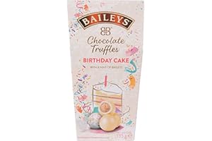 Baileys Birthday Cake Truffles 135g | Original Irish Cream White Chocolate Truffles with Vanilla Truffle Filling| Premium Chocolate Truffles | Perfect Birthday Sweets