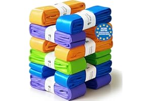 Factory HappyYou® – XXL Sparpack mit 12 Windeleimer Nachfüllkassetten à 7,5 m, kompatibel mit Tommee Tippee Twist & Click- Sangenic Simplee/Tec-, Angelcare Dressup/Classic, Litter Locker, BPA-frei