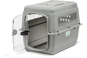 Petmate - Sky Kennel - Trasportino per animali domestici - Conforme alle norme IATA - Perfetto per il trasporto aereo - Trasportino robusto - Dimensioni interne 81,25 x 55,75 x 66 cm