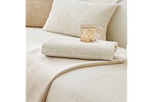 BXAEYIPOR Housse de canapé,Housse de Canapé avec Support Antidérapant,en Forme De L, Housse de Canapé Universelle, Texturée,Solide,pour Le Salon, Plusieurs Tailles.