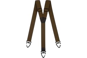 Olata Tirantes Resistentes en Y con Mosquetones de Plástico – 4 cm de Ancho, Elásticos, Ideales para el Trabajo y Actividades al Aire Libre