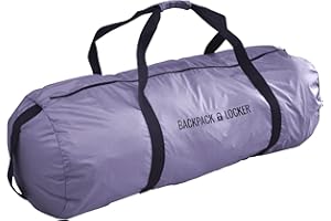 ‎BACKPACK LOCKER Backpack Locker - Dachbox Tasche - Große Schultertasche (65-180 Liter) (Grau, 100 Liter)