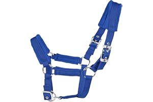 XUANNIAO Cavezza regolabile per cavallo, flessibile, in pile