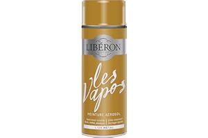 Libéron Peinture aérosol Les vapos, Or Métallisé, 400ML