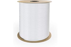 ‎DQ-PP DQ-PP POLYPROPYLENSEIL – 2mm – 100m – Weiss – Traglast bis 82 kg Flechtleine Textilseil Schnur Rope Kordel Kunststoffseil geflochten