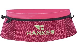 HANKER Ceinture Hydratation Running Sac Banane Étanche - Porte‑Téléphone Anti‑Rebond - Unisexe Course, Trail & Gym