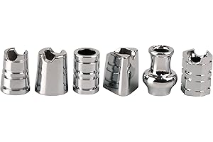 LK TREND & STYLE 6 x Glutkiller CHROM sortiert für Aschenbecher Gluttöter Glutlöscher