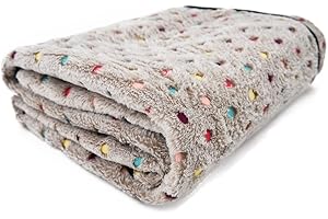 Pawz Road Puszysty Koc dla Psa, Beżowy, 104 x 78cm