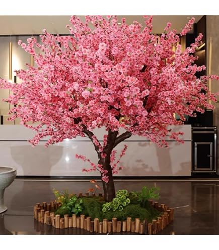 Albero di ciliegio artificiale personalizzato da 12,5 piedi, completamente fiorito, decorazione per centro commerciale, eventi per feste, decorazioni per navate, decorazioni per giardino - Italia