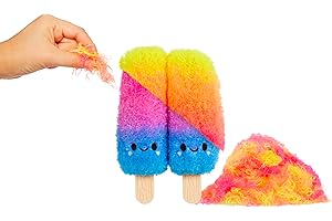 Fluffie Stuffiez Kleine Plüschfiguren zum Sammeln - Ice Pops - Überraschung beim Auspacken - Knuddelige, Flauschige DIY Plüschfiguren aus der Treats Family - Taktiler Spiel - ab 4 Jahren