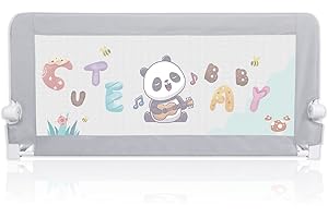 Kiddy dreams Sponda da Letto Pieghevole 120 150 180, Barriera Letto Altezza 72-90 cm, Barriera Letto da Viaggio, bordo del letto anti-caduta