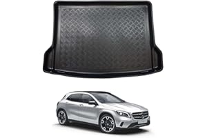 NOMAD Boot Liner for Mercedes GLA 2013-2020 [X156] Recyclable Plastic (PE) Tailored Fit Car Floor Protector Guard Tray Black Custom Fitted Accessory Dog Friendly Waterproof with Raised Edges